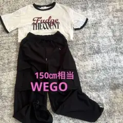 WEGO プリントTシャツSとカーゴパンツセット XS