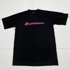 phiten ドライTシャツ 黒 Sサイズ 黒 ピンク バレーボール