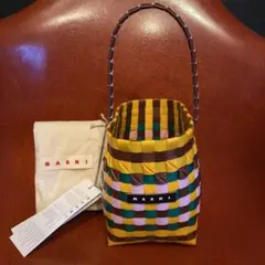 最終値下*マルニ MARNIキッズマルニ マーケットかごバッグ 大人もOKサイズ