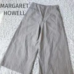 美品MARGARET HOWELL リネン素材　グルカパンツ　ワイドパンツ