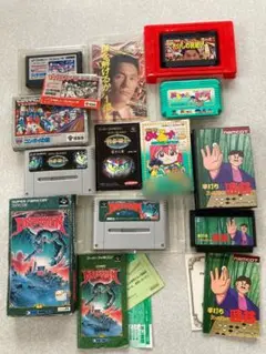 ファミコン ゲームセット5本 スーファミ1本 ジャンク