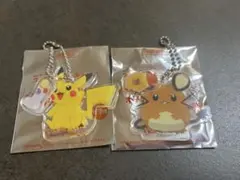 コメダ ピカチュウ・デデンネ アクリルキーホルダー 2個セット