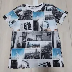 H＆M エイチアンドエム Tシャツ 総柄