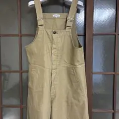 ORDINARY FITS ベージュオーバーオール サイズ2