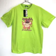 新品タグ付け　グリーン　ストロベリーベア　半袖Tシャツ　S