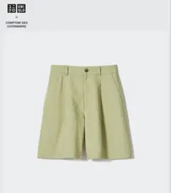 UNIQLO×コントワー・デ・コトニエ　リネンブレンドショーツ　グリーン　xs