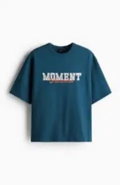 H &M ルーズフィットプリントTシャツ