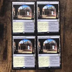 秘密の中庭　Concealed Courtyard 4枚セット