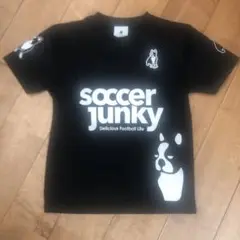 soccer junky 黒色 Tシャツ 150サイズ