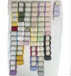【本日限定価格】ロアン、コットナブル☆未使用50玉+使いかけ32玉 まとめ売り
