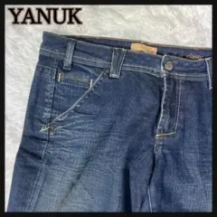 YANUK デニムパンツ メンズ 牛革パッチ 31サイズ
