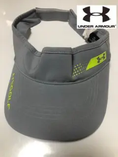 UNDER ARMOUR GOLF サンバイザー グレー