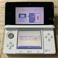 動作確認済み　Nintendo ニンテンドー3DS 本体　ホワイト