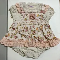 アクシーズファムベビー axes femme baby ロンパース 花柄 80
