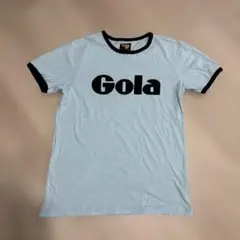 美品☆Gola ロゴ Tシャツ スカイブルー