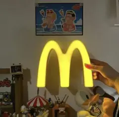 マクドナルド ロータリーサインライト（おまけ付き！） マクドナルド 回転看板 ロータリーサインライト 箱付 – ROBOTROBOT