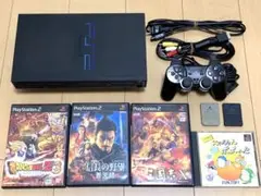 PS2本体 SCPH-50000 クリアブラック 中古品セット 合計10点