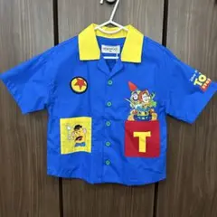 しまむら トイストーリー カラーブロックシャツ ボーリングシャツ 100cm