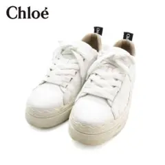 CHLOE LAUREN 36 ローカットスニーカー ホワイト/ED12