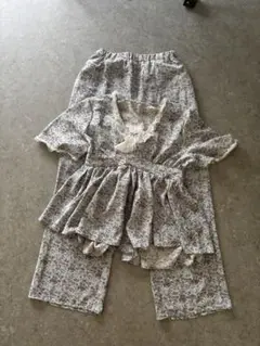 花柄ルームウェアセット
