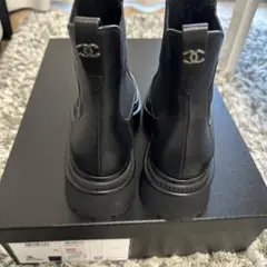 CHANEL 希少サイドゴアブーツ 新品未使用37