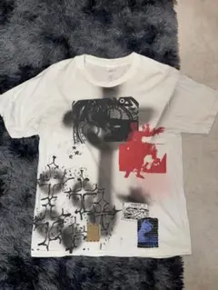 グラフィックプリント ホワイト Tシャツ