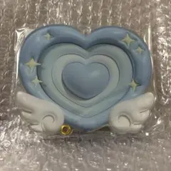 フクヤ キャラ福くじ ぷっくりエンジェルハート アクリルフレーム ブルー