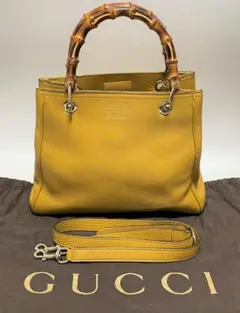 【50周年限定モデル】GUCCI バンブーショッパー スモール 2wayバッグ