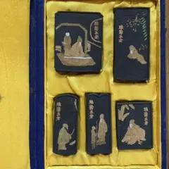 固形墨古墨　中国仙人睢陽五老 5本セット 固形墨古墨 中国仙人睢陽五老 5本セット 固形墨古