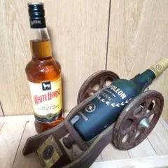 【古酒】シーバスリーガル、ナポレオン砲台 台座付き