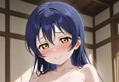 未開封　園田海未　バスタオル　シークレット
