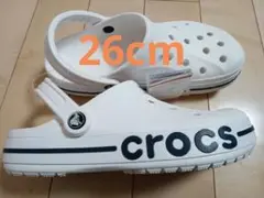 【6大人気殺到激安】新品クロックスホワイト系 （白）メンズ レディース26cm