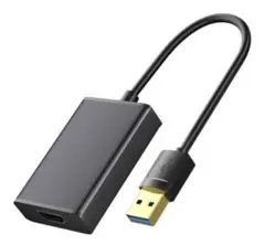 USB HDMI 変換アダプタ USB3.0 変換 ケーブル 内蔵