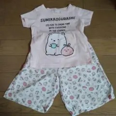 上下まとめ売り すみっコぐらし 半袖シャツとハーフパンツ セット
