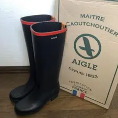 美品☆AIGLE☆レインブーツ