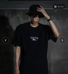 Thrasher 黒 Tシャツ