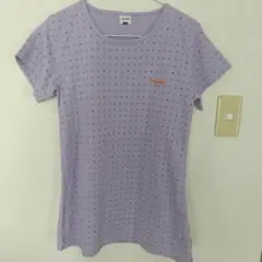 HEAD ラベンダー ドット柄 Tシャツ M