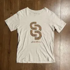 y2k 00s Eddie Bauer c-boyグレーメンズ半袖Tシャツ　S
