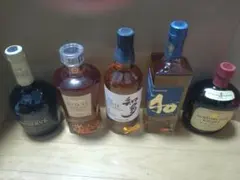 ウィスキー5本セット〜まとめ売り