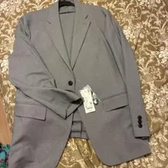 グレー ビジネススーツ　オールシーズン