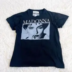 VANQUISH ヴァンキッシュ マドンナ プリント Tシャツ　M ブラック