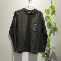 【ダントン】カットソー 無地 グレー ポケット付 38サイズ M DANTON