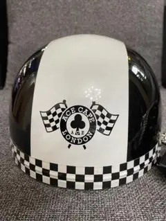 TAKEさんACE CAFE LONDON ブラウン ジェットヘルメット TAKEさんACE CAFE LONDON ブラウン ジェットヘルメット - メルカリ