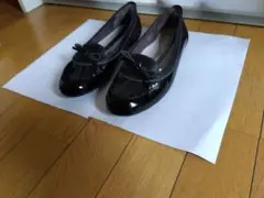 LLBean黒 フラットレインシューズ