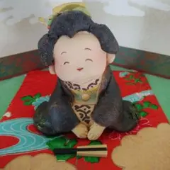 お福さん お多福 福 しあわせ 笑門 お守り 商売繁盛　陶器 人形 置物
