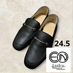 極美品✨　EN あしながおじさん　ビット　ローファー　本革　黒　24.5 日本製