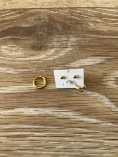 ゴールドピアス セット　未使用