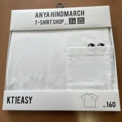 ユニクロコラボANYA HINDMARCH ホワイト Tシャツ 160サイズ