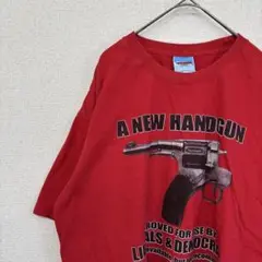 アメリカ古着　tシャツ プリント　デザイン　2XL 相当　2185