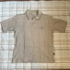 TRUSSARDI GOLF ストライプポロシャツ